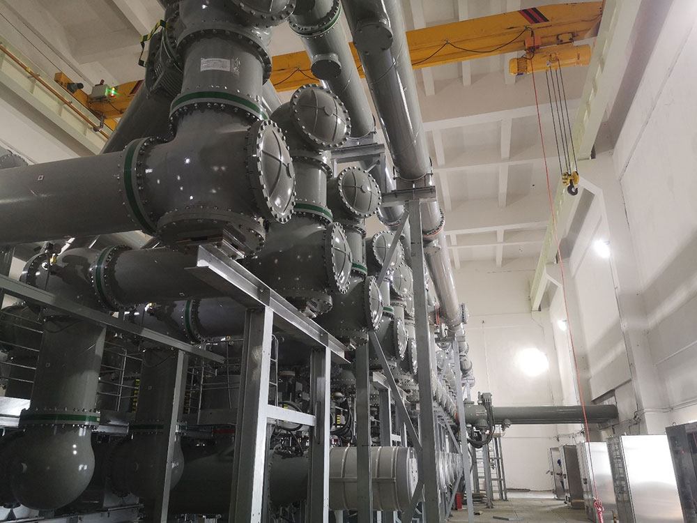 潘集電廠一期工程500kV GIS設(shè)備倒送電一次受電成功 潘集電廠一期工程500kV GIS設(shè)備倒送電一次受電成功