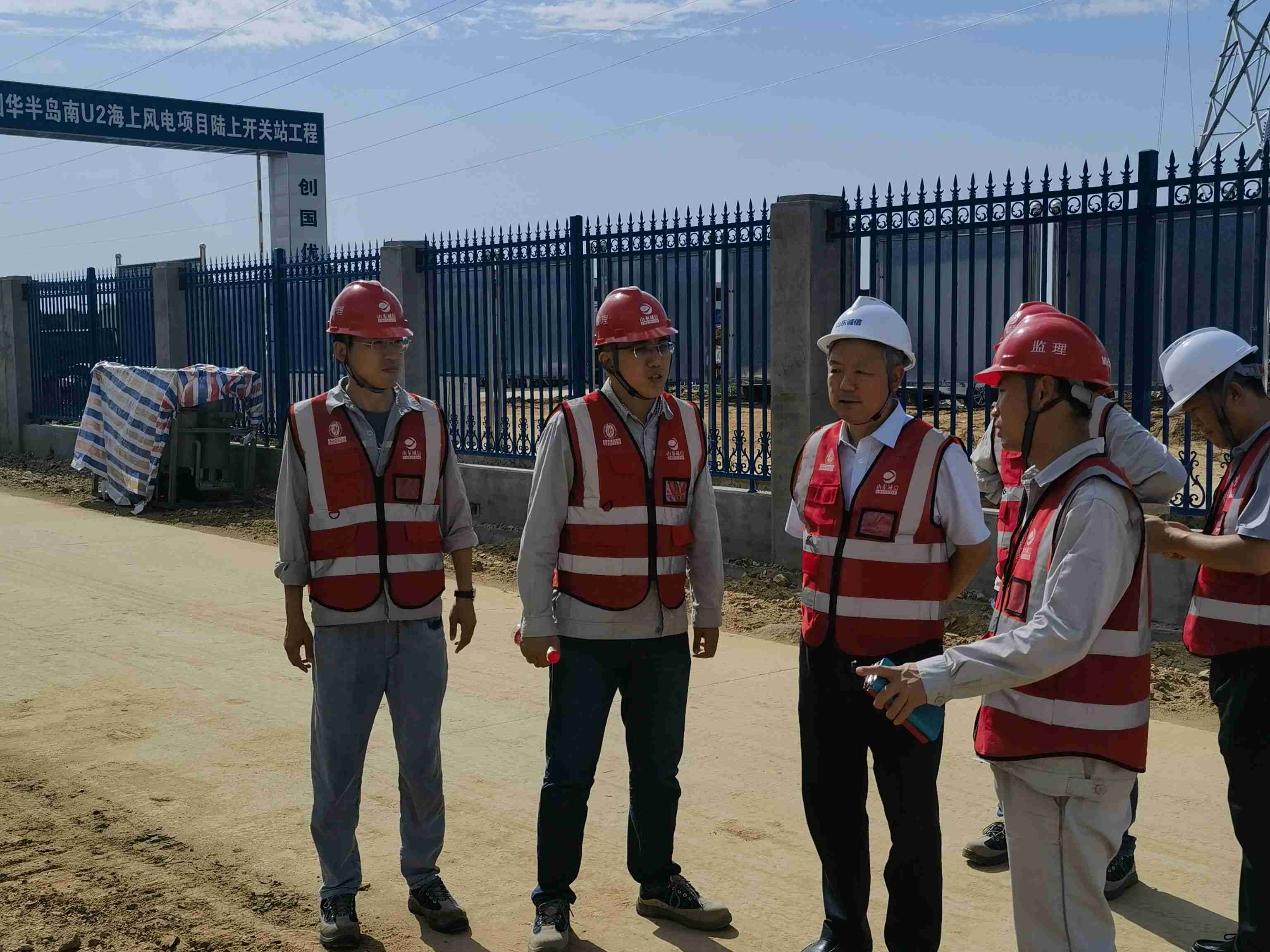 張恒董事長到國電投、國華乳山海上風電項目檢查指導工作