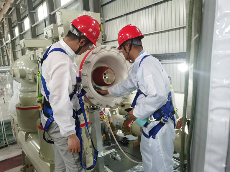 衡陽換流站500kV GIS耐壓及局部放電試驗一次順利通過